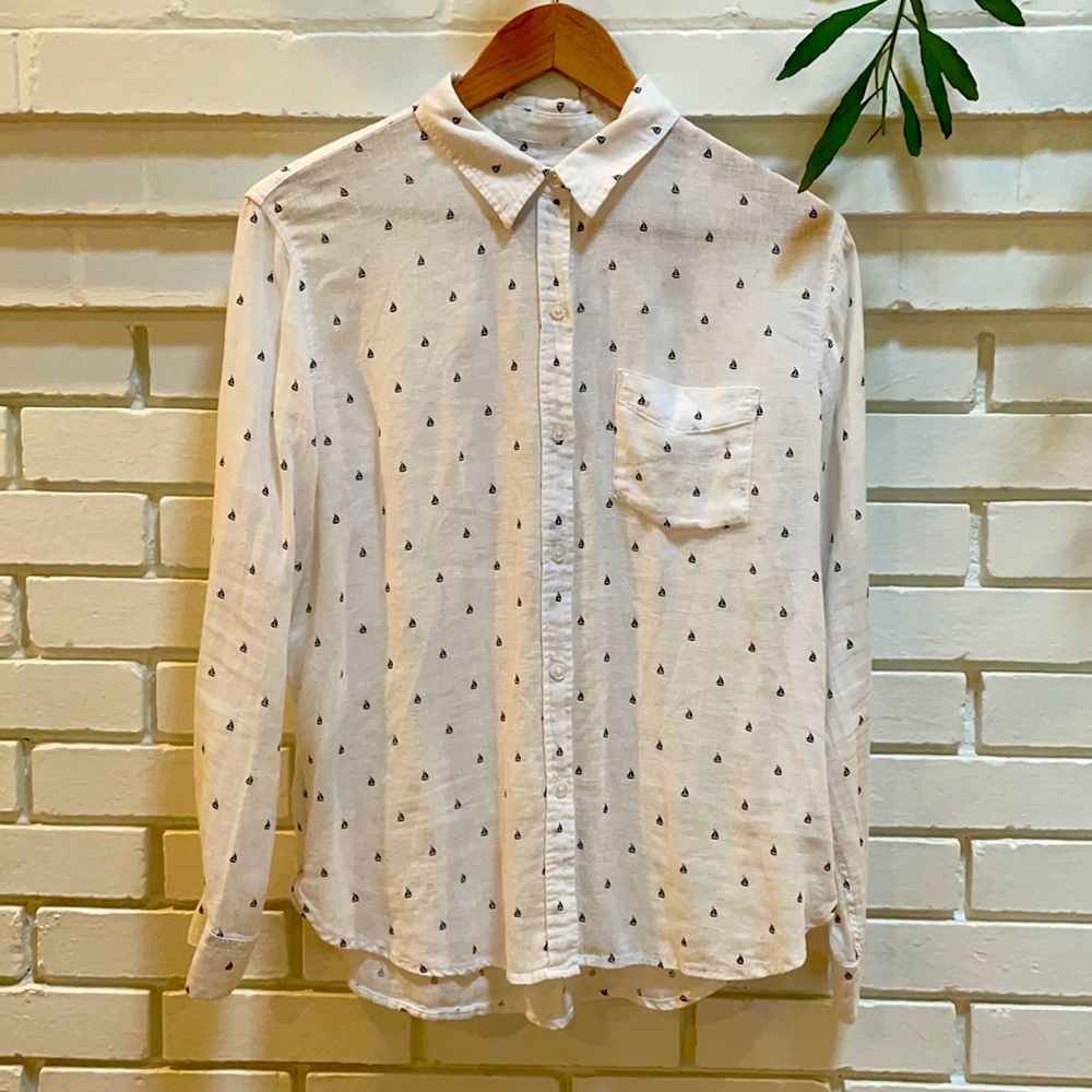 Rails brand button up long sleeve shirt small